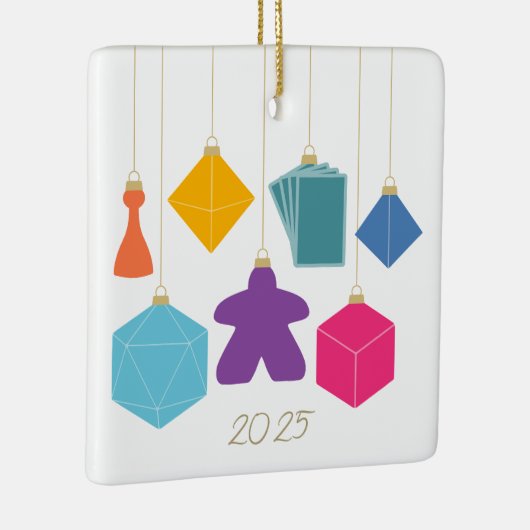 Trim the Tree with Board Games Ceramic Ornament (Rechts)