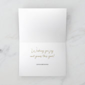 Trim the Tree with Board Games Holiday Card Kaart (Binnen)