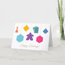 Trim the Tree with Board Games Holiday Card Kaart
