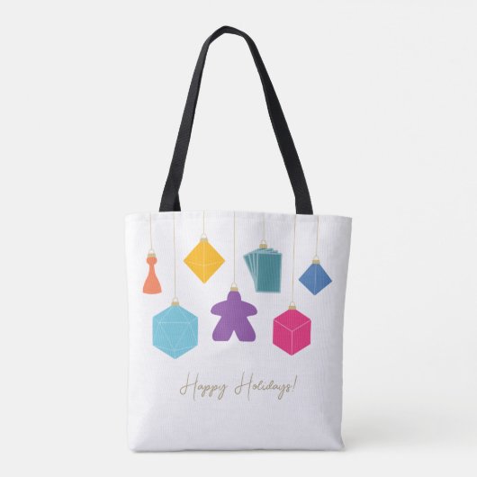 Trim the Tree with Board Games Tote Bag (Achterkant)