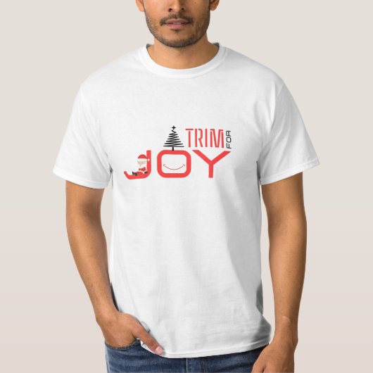 Trim voor vreugde t-shirt (Voorkant)