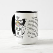 Trimble Family Coat of Arms Mok (Voorkant links)