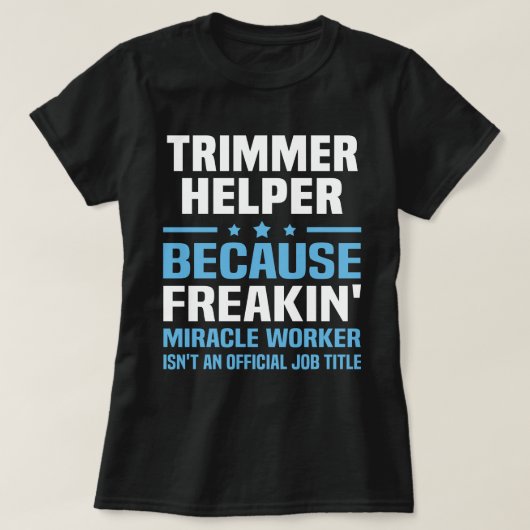 Trimmer Helper T-shirt (Design voorkant)