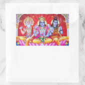 Trimurti-Sticker Rechthoekige Sticker (Tas)
