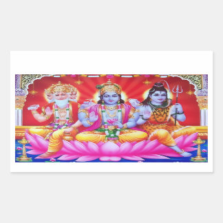 Trimurti-Sticker Rechthoekige Sticker
