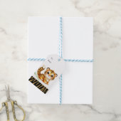 Trina de Compassionate Tiger Gift Labels Cadeaulabel (Met Touw)