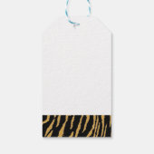 Trina de meelevende tijger cadeautags cadeaulabel (Achterkant)