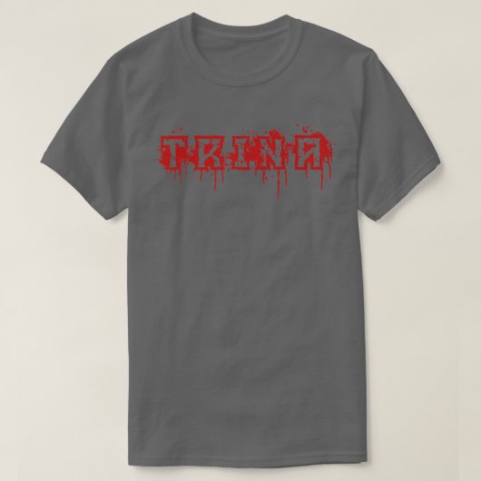 Trina First Name Halloween Costume Personalized T-shirt (Design voorkant)