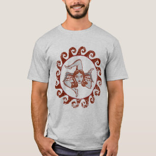 Trinacria Rood t-shirt