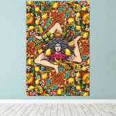 Trinacria Sicilia Canvas Afdruk (Insitu (Houten vloer))