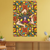 Trinacria Sicilia Canvas Afdruk (Insitu (Woonkamer))