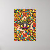 Trinacria Sicilia Canvas Afdruk (Voorkant)