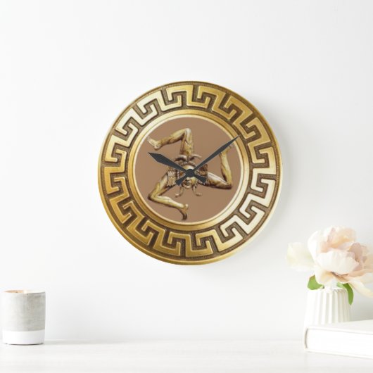 Trinacria Sicilian Clock Grote Klok (Huis)