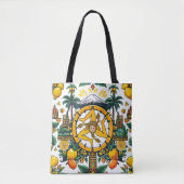 Trinacria Sicilian Design Tote Bag (Voorkant)