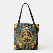 Trinacria Sicilian Design Tote Bag (Achterkant)