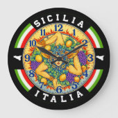 Trinacria Sicilië Italië Grote Klok (Voorkant)