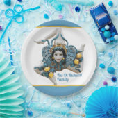 Trinacria van Sicilië, symbool met drie poten Sici Papieren Bordje (Feest)