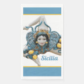 Trinacria van Sicilië, symbool met drie poten Sici Servet (Voorkant)
