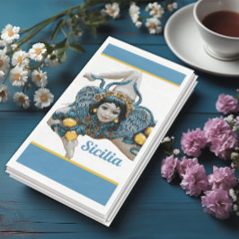 Trinacria van Sicilië, symbool met drie poten Sici Servet