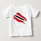 Trinbago Flag T-Shirt (Baby) (Voorkant)