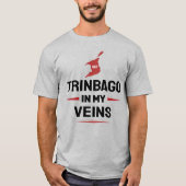 Trinbago In My Aderen • 868 Trini Pride T-shirt (Voorkant)