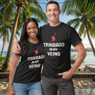 Trinbago In My Aderen • 868 Trini Trots T-shirt