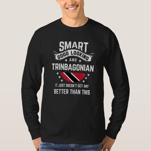 Trinbagonian Flag Native Pride Trinidad and Tobago T-shirt (Voorkant)