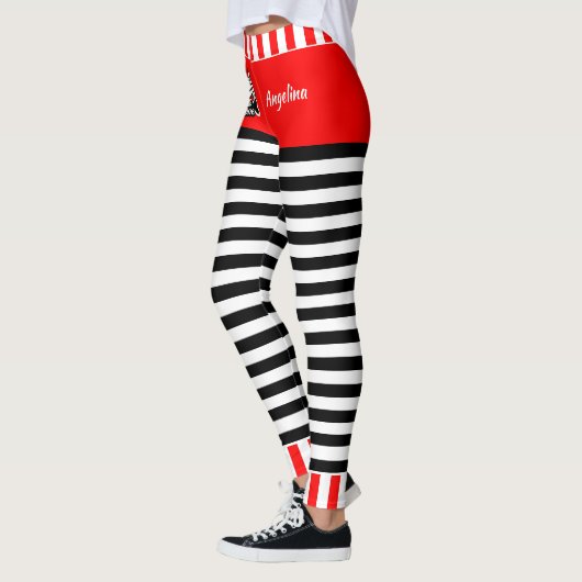 Trini 2D Bone (bewerkbaar) Leggings (Links)