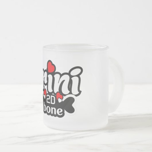 Trini 2D Bone Matglas Koffiemok (Voorkant rechts)