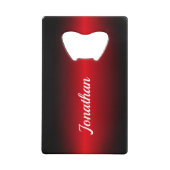 Trini 2D Bone met jouw naam op Creditkaart Flessenopener (Voorkant)