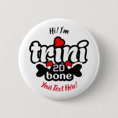 Trini 2D Bone Ronde Button 5,7 Cm (Voorkant)