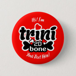 Trini 2D Bone Ronde Button 5,7 Cm