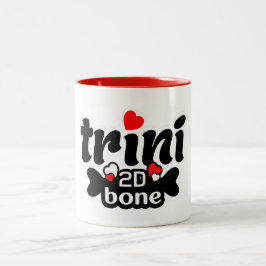 Trini 2D Bone Tweekleurige Koffiemok