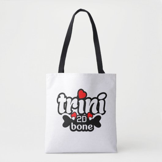 Trini 2D bot (2 zijdig) Tote Bag (Voorkant)