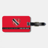 TRINI 868 ROOD BAGAGELABEL (Achterkant horizontaal)