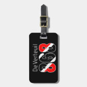 TRINI 868 ZWART BAGAGELABEL (Voorkant verticaal)