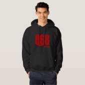 Trini Area Code Hoodie 868 (Voorkant volledig)