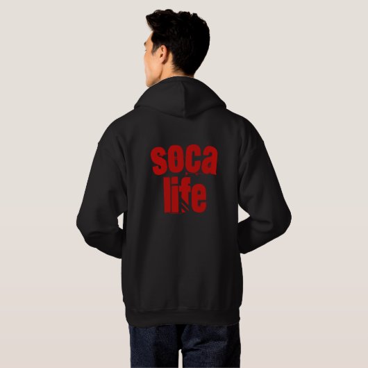 Trini Area Code Hoodie 868 (Achterkant volledig)