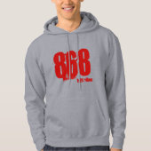 Trini Area Code Hoodie 868 (Voorkant)