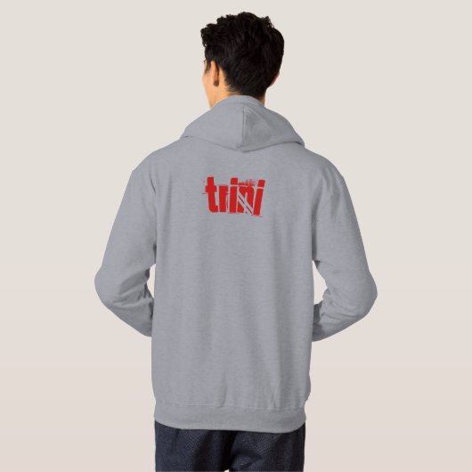 Trini Area Code Hoodie 868 (Achterkant volledig)