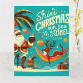 Trini Christmas Card  Kaart (Gele Bloem)