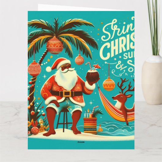 Trini Christmas Card  Kaart (Achterkant)