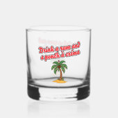 Trini Christmas Cocktail Glass Whisky Glas (Achterkant)
