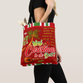 Trini Christmas is de beste op Dark Red Tote Bag (Dichtbij)
