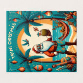 TRINI CHRISTMAS POSTCARD KAART (Buitenkant ongevouwen)