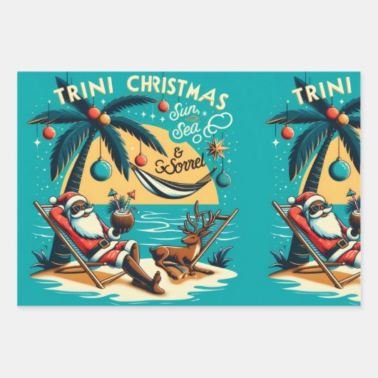 Trini Christmas Wrapping Paper Bundle (Voorkant 3)