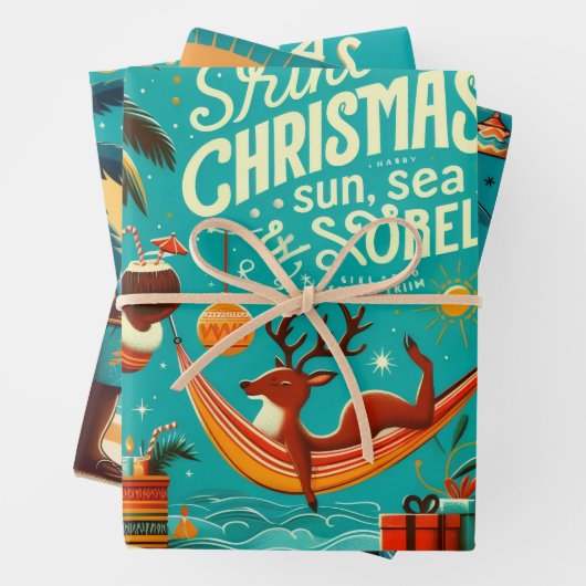 Trini Christmas Wrapping Paper Bundle (In situ)