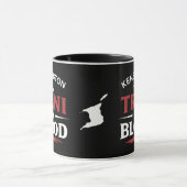 TRINI door BLOED ZWART Mok (Midden)