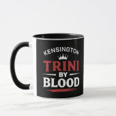 TRINI door BLOED ZWART Mok (Links)