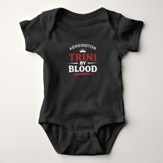TRINI door BLOED ZWART Romper (Voorkant)